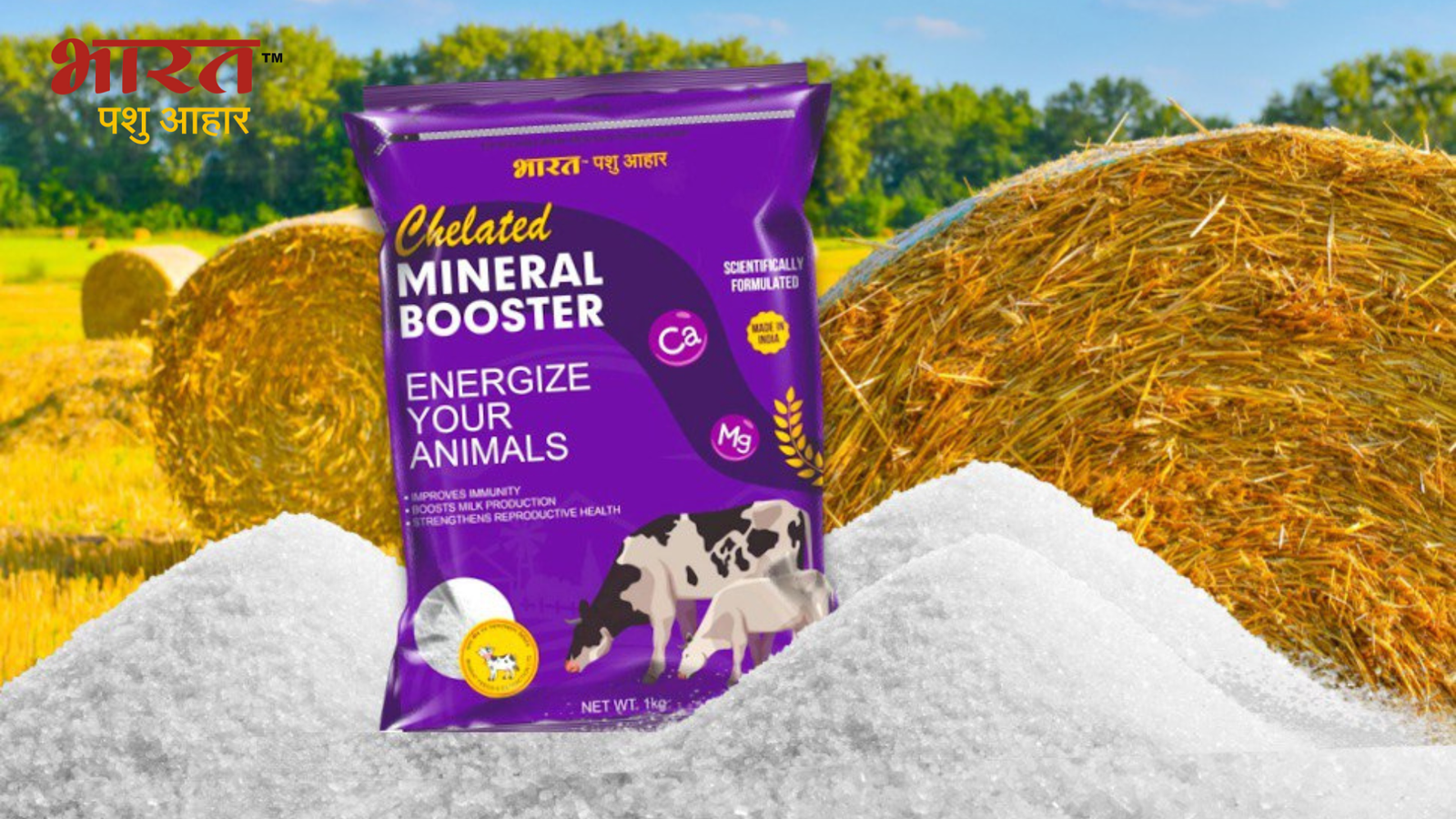 Mineral Mixture manufactured by Bharat Feeds & Extractions Limited